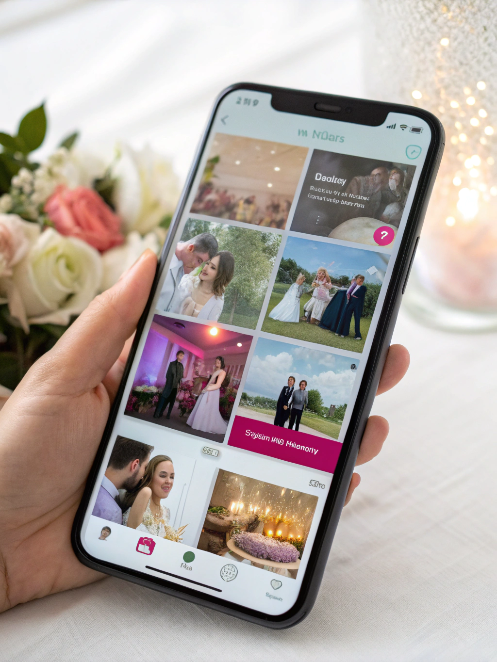Guest mobile footage upload screen